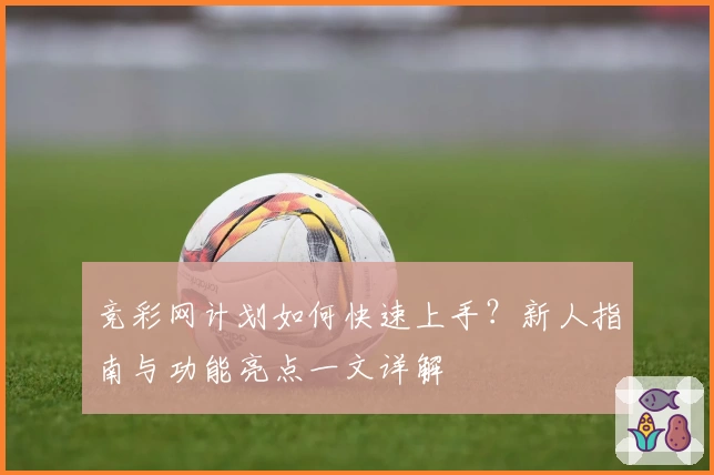 竞彩网计划如何快速上手？新人指南与功能亮点一文详解